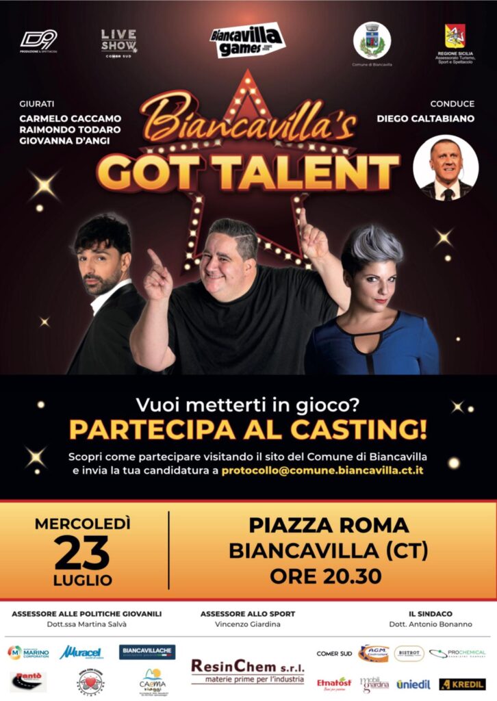 locandina biancavilla go talent 2025
