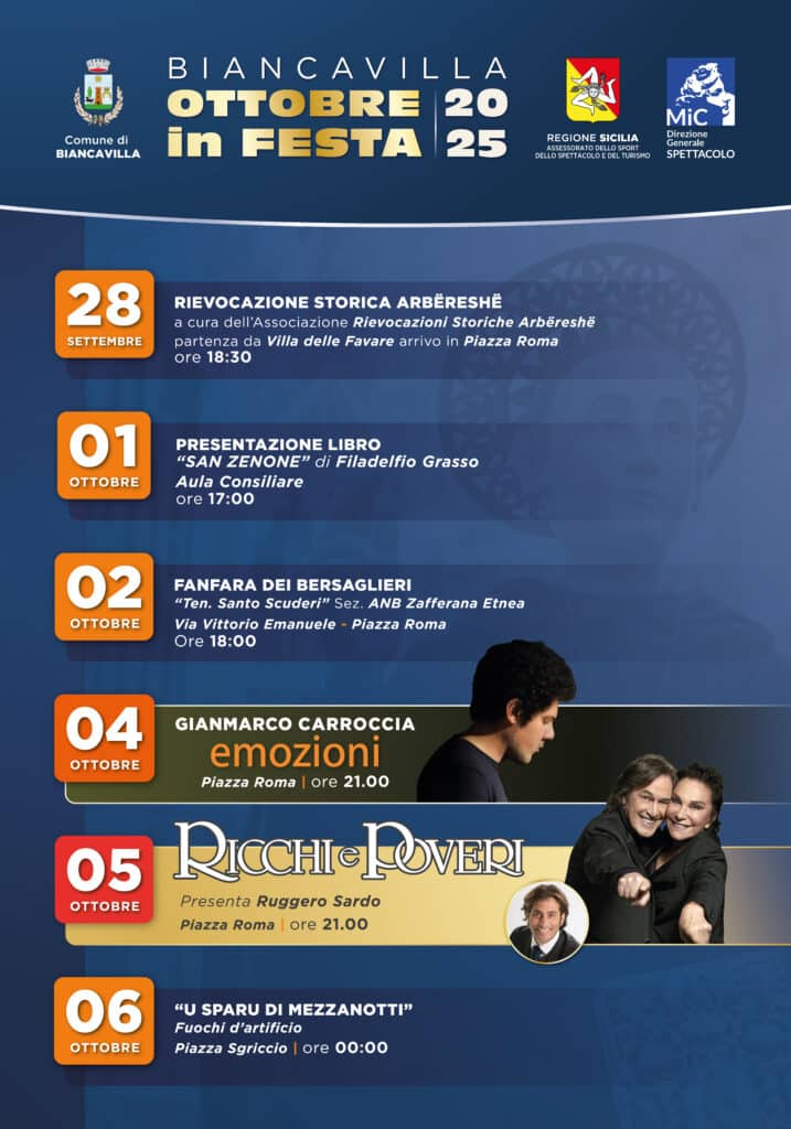 locandina feste patronali 2025